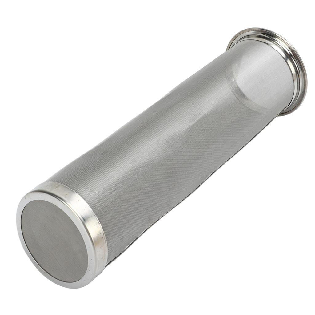 Filtro per Caffè Cold Brew Acciaio Inossidabile Riutilizzabile Bocca Larga Rete Cilindrica Filtro con Bianco