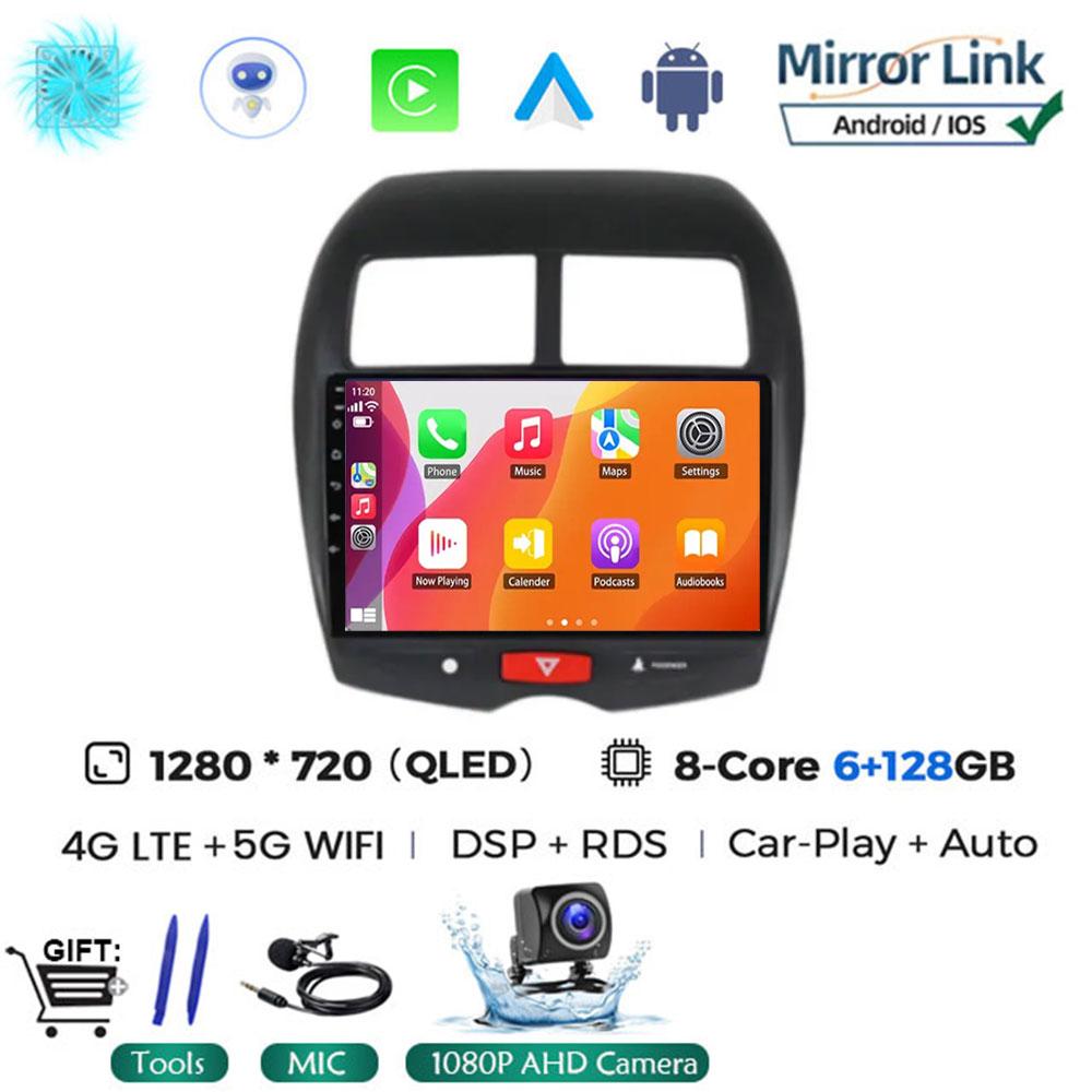 Android 14 For Mitsubishi ASX 1 2010 - 2013 2014 2015 2016 Multimedia Car TV Vehicle Video GPS Navigation Stereo Radio NO DVD