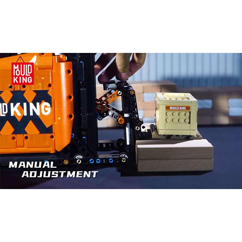 MOULD KING 17041 technologie Gabelstapler Baustein Modell Kinder Geburtstag Weihnachten Geschenke