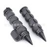 Vintage Harley Style Handlebar Grips Zinc Alloy Tip Caps 25mm 22mm Universal Motorcycle Accessories