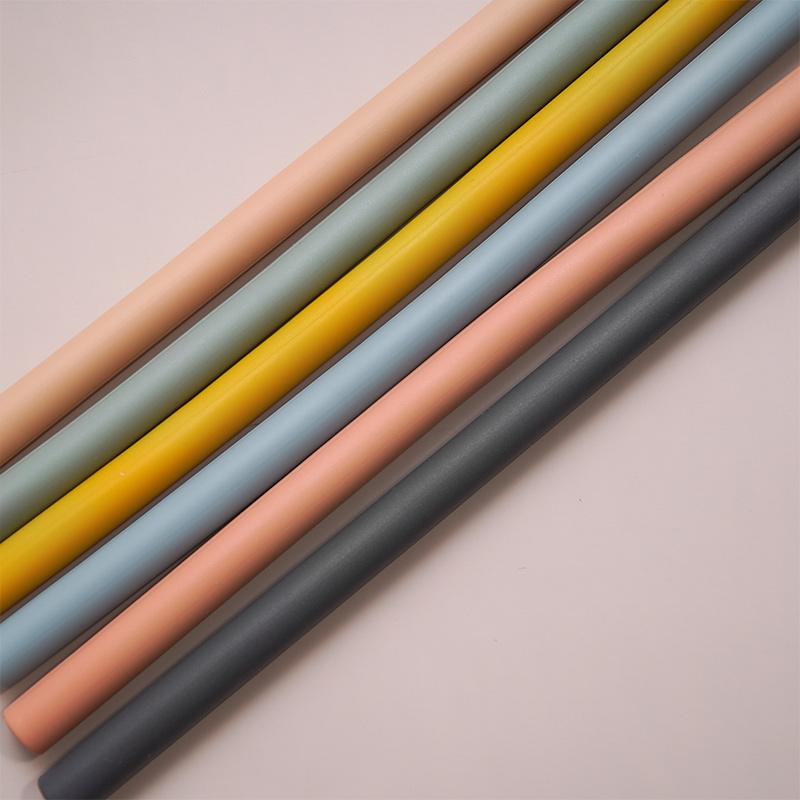 Baby Feeding Solid Color Reusable Silicone Straws Baby Food Grade Flexible Bent Straight Drinking Cup Straws Children Party Bar