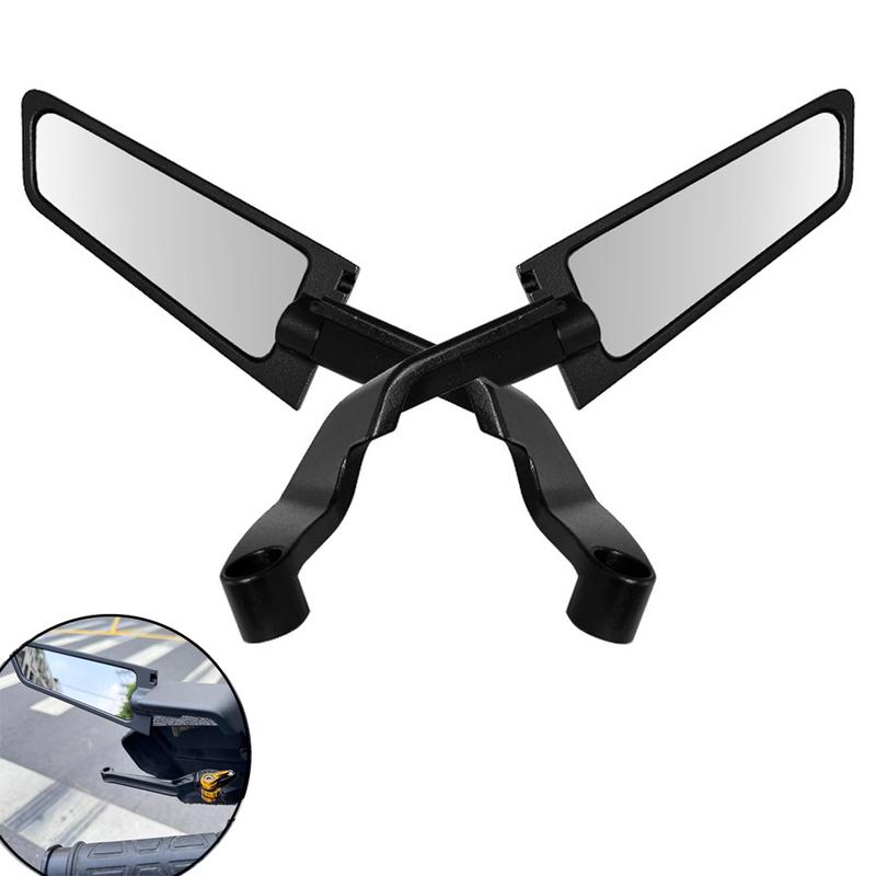 For YAMAHA MT03 MT07 MT09 MT10 XMAX KTM BMW S1000R Motorcycle Mirrors Stealth Winglets Mirror Kits To Rotate Adjustable Mirrors