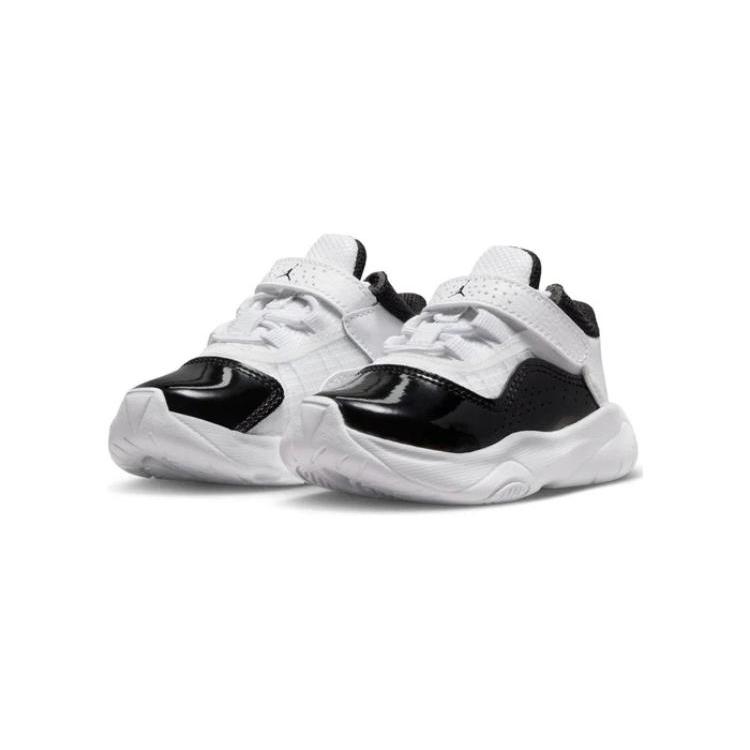 New Jordan Air Jordan 11 CMFT Low Anti Slip Wear Resistant Low Top Toddler Shoes Black White Baby CZ0906-102