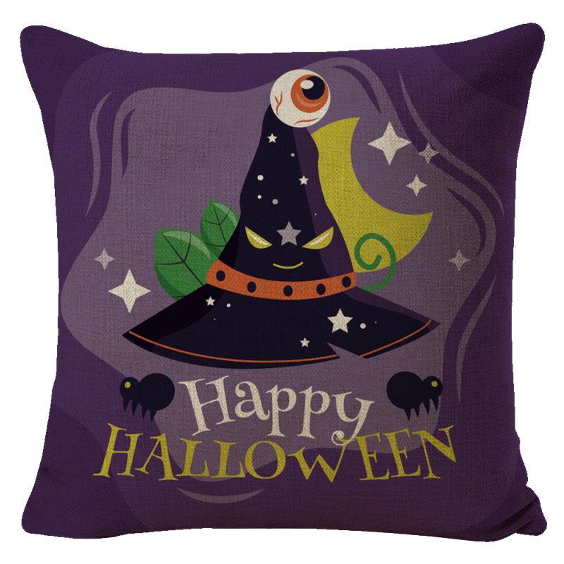 Halloween Pillowcase Set Cushion Office Lumbar Backrest Home Office Sofa Cushion Cover