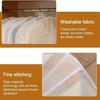 1/5Pcs Durable Transparent Garment Protectors Half-Body Suit & Coat Covers Dust & Dirt Protection Protects Suits Jackets Dresses