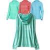 Foreign Trade Spring Women Plus Size Outdoor Quick-Drying Fruit Color Sports Running Half Pull Hood Long Sleeves Shirt 543