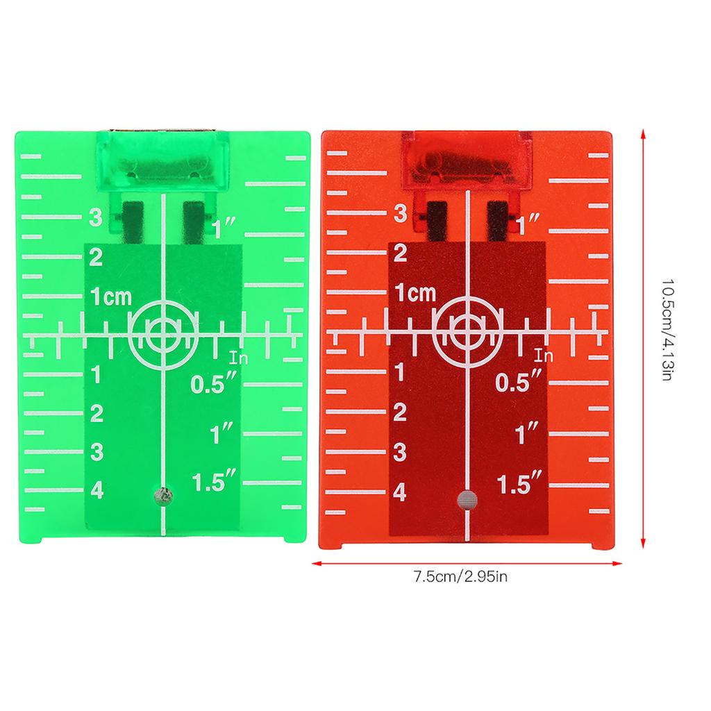 Piastra Bersaglio Livella Laser Piastra Bersaglio Magnetica con Gamba per Livella Laser a Linea Doppia Scala Piastra Bersaglio Magnetica