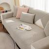 Weave Cotton Soft Linen Sofa Towel Solid Color Couch Cushion Comfortable Non Slip Sofa Towel Versatile Living Room Settee Cloth