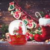 Christmas Crystal Ball Resin Glass Holiday Decorative Sphere for Desktop Home Xmas Supplies Snow Ornament Creative Gift