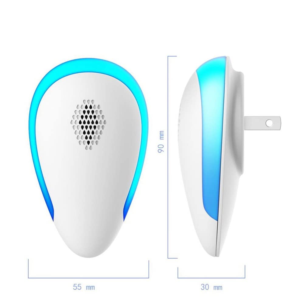 TopYart Ultrasonic Pest Control Repels and Other Set of 2 Device, Plug-and-Play, Chemical-Free, Wide-Range Coverage, Mice, Cockroaches, Mosquitoes,