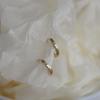 youngglow 14k basic one touch ring earrings