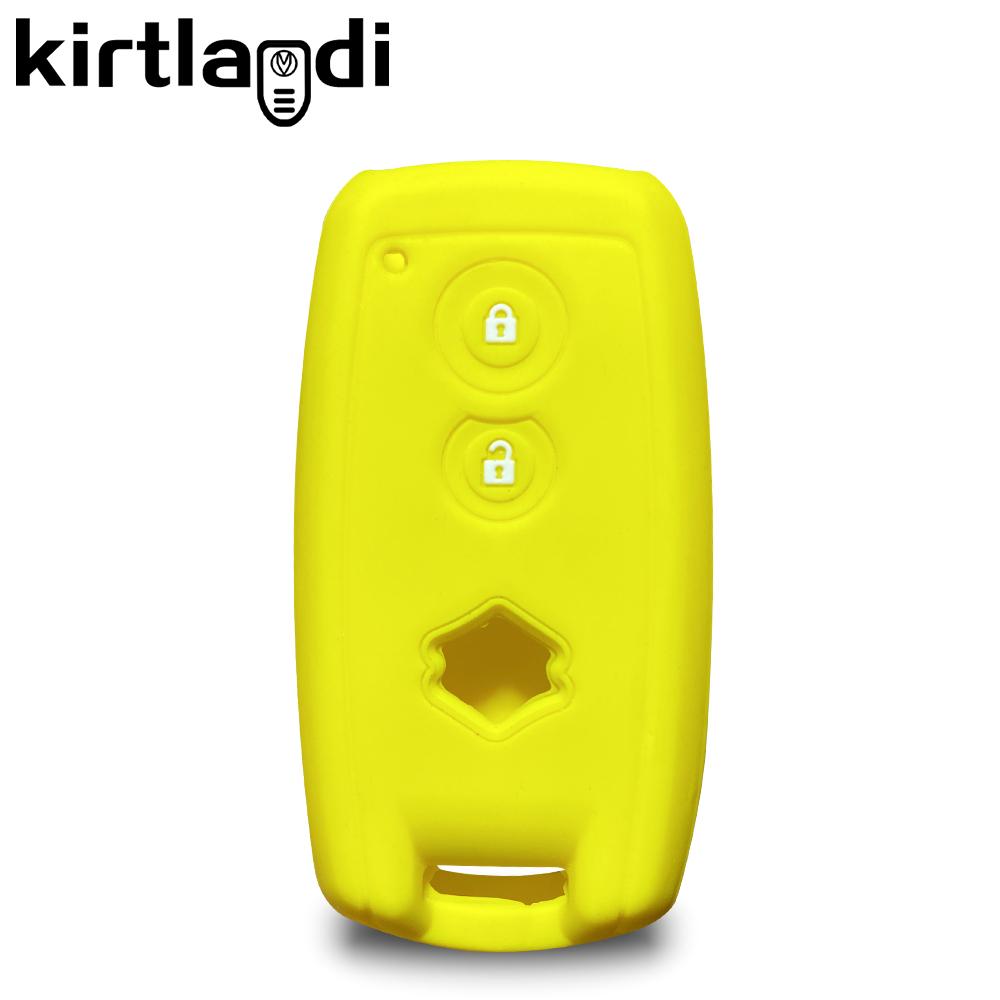 Couverture d'étui de clé en silicone pour Suzuki Grand Vitara Swift SX4 S-Cross XL-7 kuyucha sch4 pour Suzuki Swift 2007-2010 porte-clés