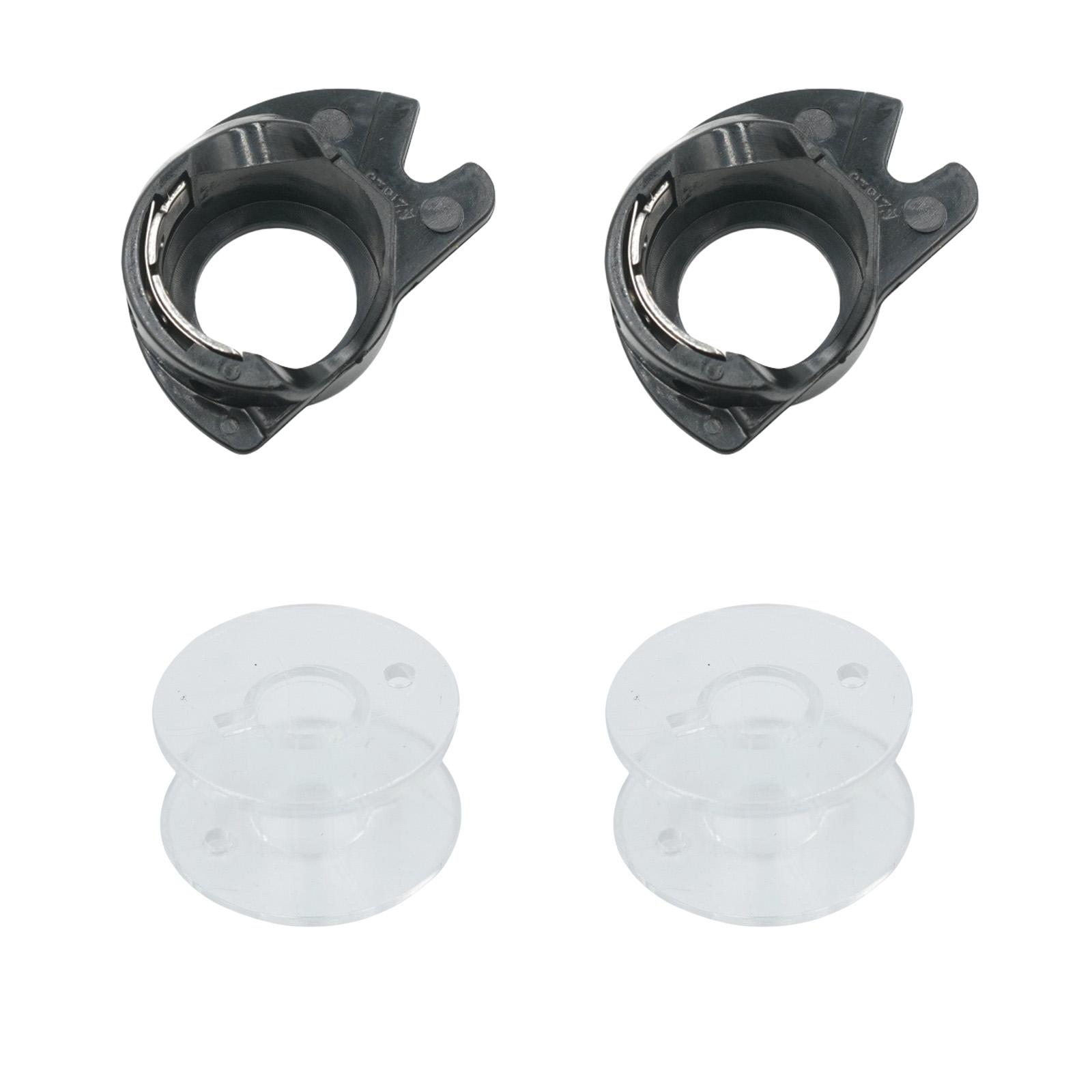 

Bobbin Case and Spools for Professional Tailors and Sewing Enthusiasts Plastic Sewing Machine Bobbin Case Accessory Set 1