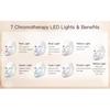 Mascarilla Facial LED de 7 Colores - Uso Doméstico, Rejuvenecimiento de la Piel, Anti Acné, Reafirmante