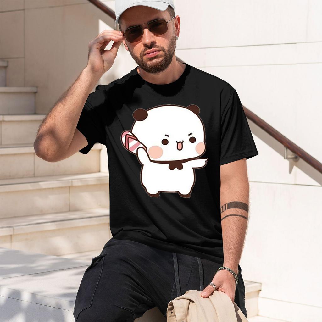 Cute Bubu Is Thro Flipflops T Shirt Unisex Unisex Funny Dudu Tshirt Summer Print Oneck Male Clothes 2026 New Model Shortsleeve C