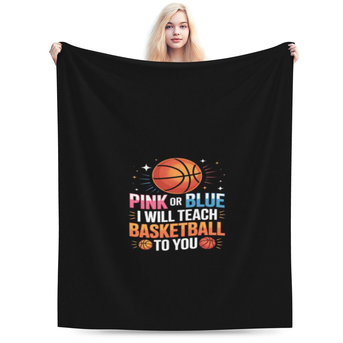

Basketball Player Baby Gender Family Lovers Personalized Comfortable Gift An UltraSoft Micro Fleece Blanket 75x100cm 30x40in
