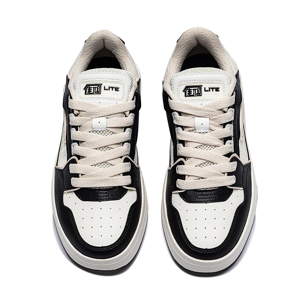 Anta Anti-Slip Shock Absorbing Low-Top Sneakers Men Sneakers Black White Gray 112518071R-1