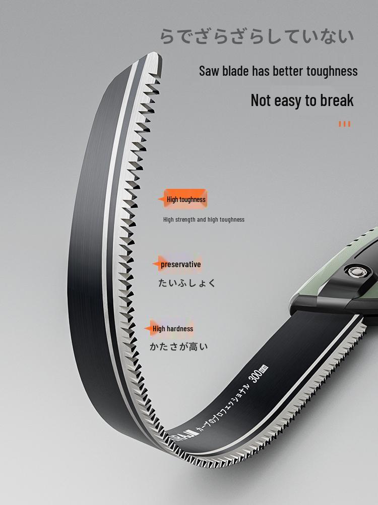 Japanese Folding Hand Saw for Woodworking and Gardening