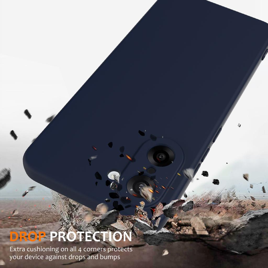 Für OnePlus Nord CE5 5G Magnetische Hülle Anti-Fall Flüssigsilikon Handyhülle