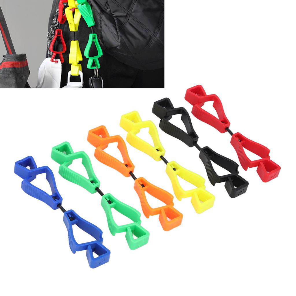 6PCS Work Gloves Holder Large Size Plastic Multifunctional Work Gloves Grabber Holder Clip