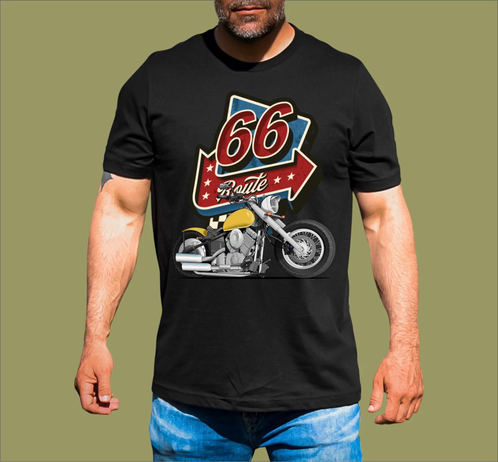 ROUTE 66 MOTORBIKE T-SHIRT M