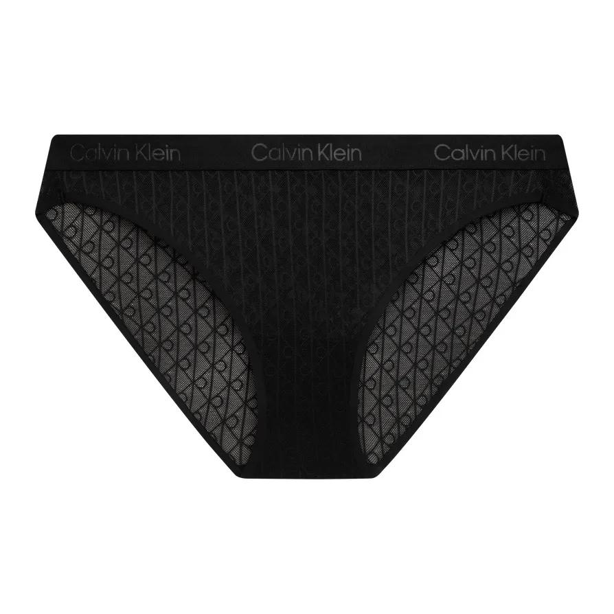 CALVIN KLEIN lightweight and sexy presbyopia letter lace bikini triangle underwear women s one-piece set XS