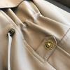 Khaki Hooded Trench Coat Women, New Spring and Autumn Clothes, Short Short Spring Clothes, Spring and Autumn Coat Women's Clothing