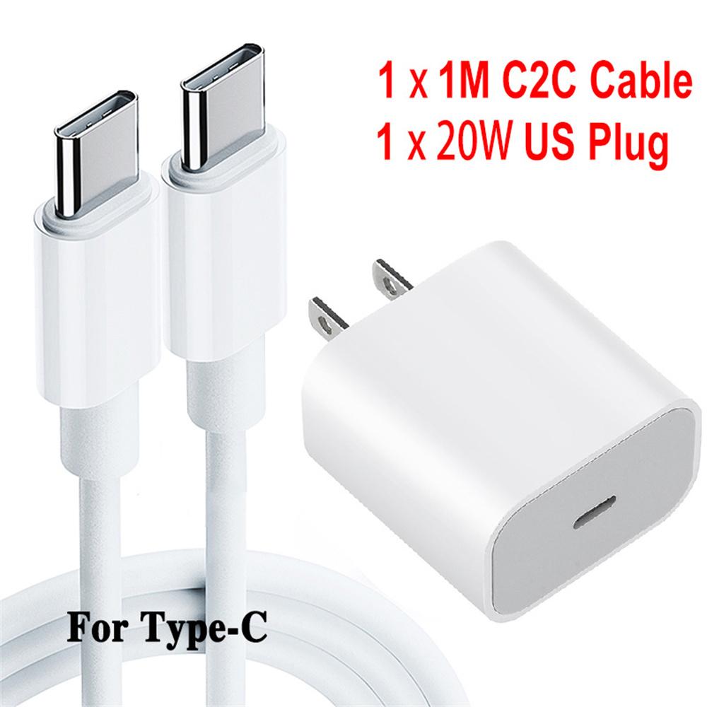 20W PD Charger Fast Charging Type C Phone Charger Adapter For iPhone 15 14 13 Pro Max Mini X XS EU/US Plug Quick Charge Charger