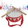 Double Sided Kids Drum Toy Educational Musical Toy Cartoon Childrens Drum Toy
