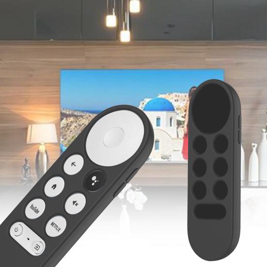 Soft Silicone Shockproof TV Remote Control Protective Cover Protector Case for Google Chromecast 2020