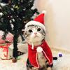 Holiday Pet Cloaks Outfit Christmas Comfortable Washable Polyester Cats Apparels Photo Props