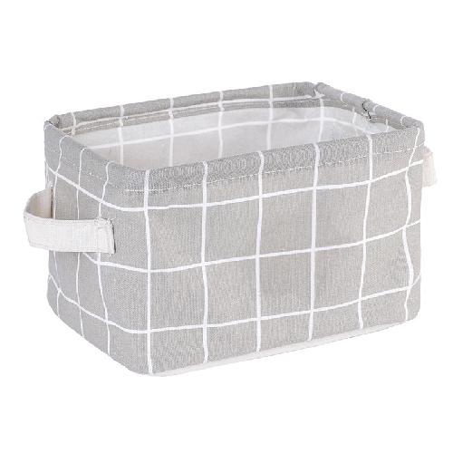 Fabric Storage Box Cotton and Linen Storage Box Desktop Storage Box Cosmetic Storage Basket Underwear Storage Basket