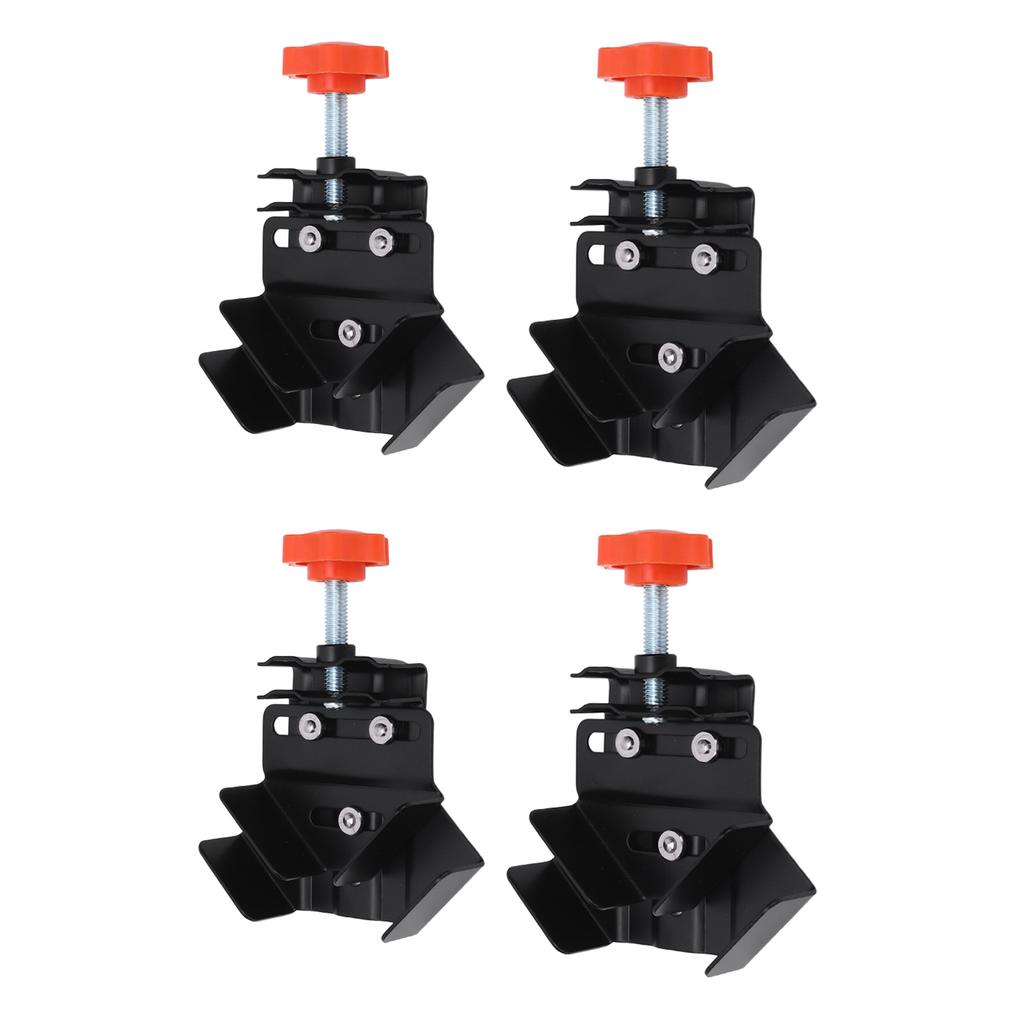 4PCS Corner Clamp Thickened Open Type 90 Degree Right Angle Adjustable Swing Jaw Clamp for