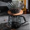 Neuer Glas-Kaffee-Server 600ml Eistee-Getränke-Ausgießer mit Skala Haushalt Bar Kanne Küche
