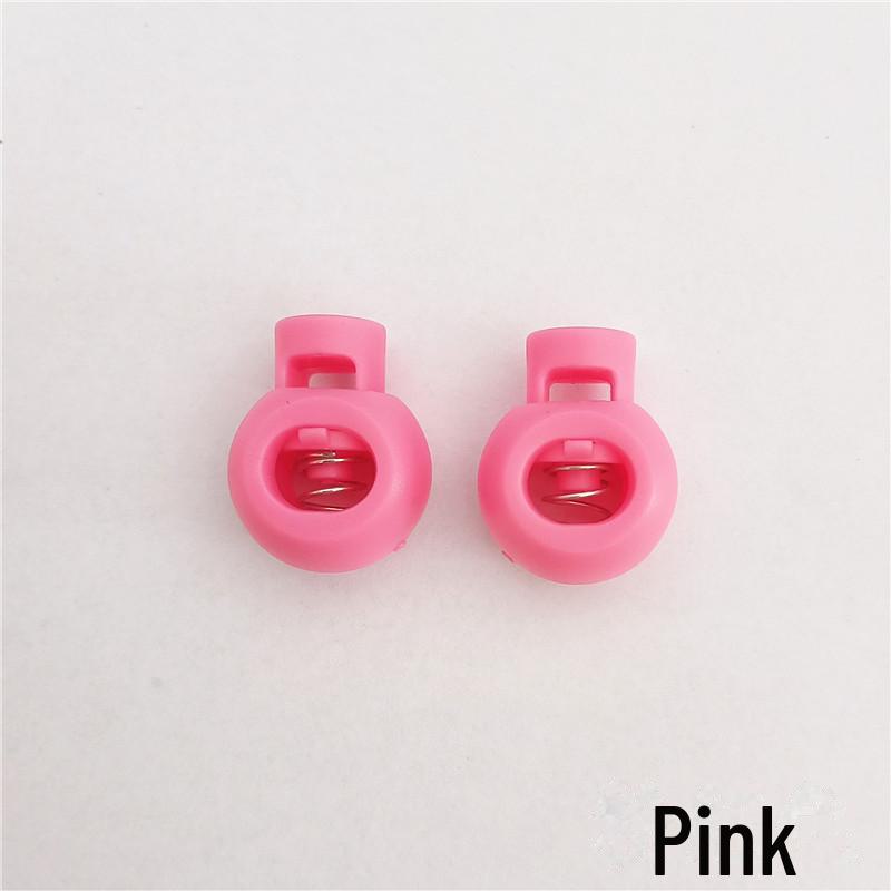 Mixed Color Large Round Bead Single-Hole Spring Buckle (50 pcs/pack)