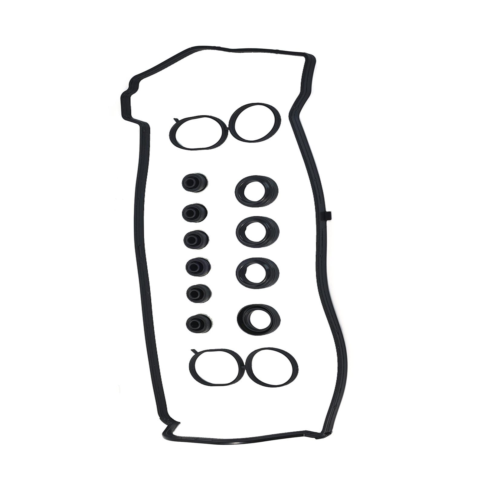 

Набор прокладок крышки клапана двигателя для Honda Accord Civic Acura RDX TSX 2.0L 2.4L L4 2354cc 144cid 2002-2012 12030-PNC-000 12341-PNA-000 12030PNC000 чёрный