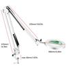3 Colors LED Magnifying Glass  72LED 8X/10X NEW Illuminated Magnifier USB for Soldering Iron Repair/Table Lamp/Skincare Beauty