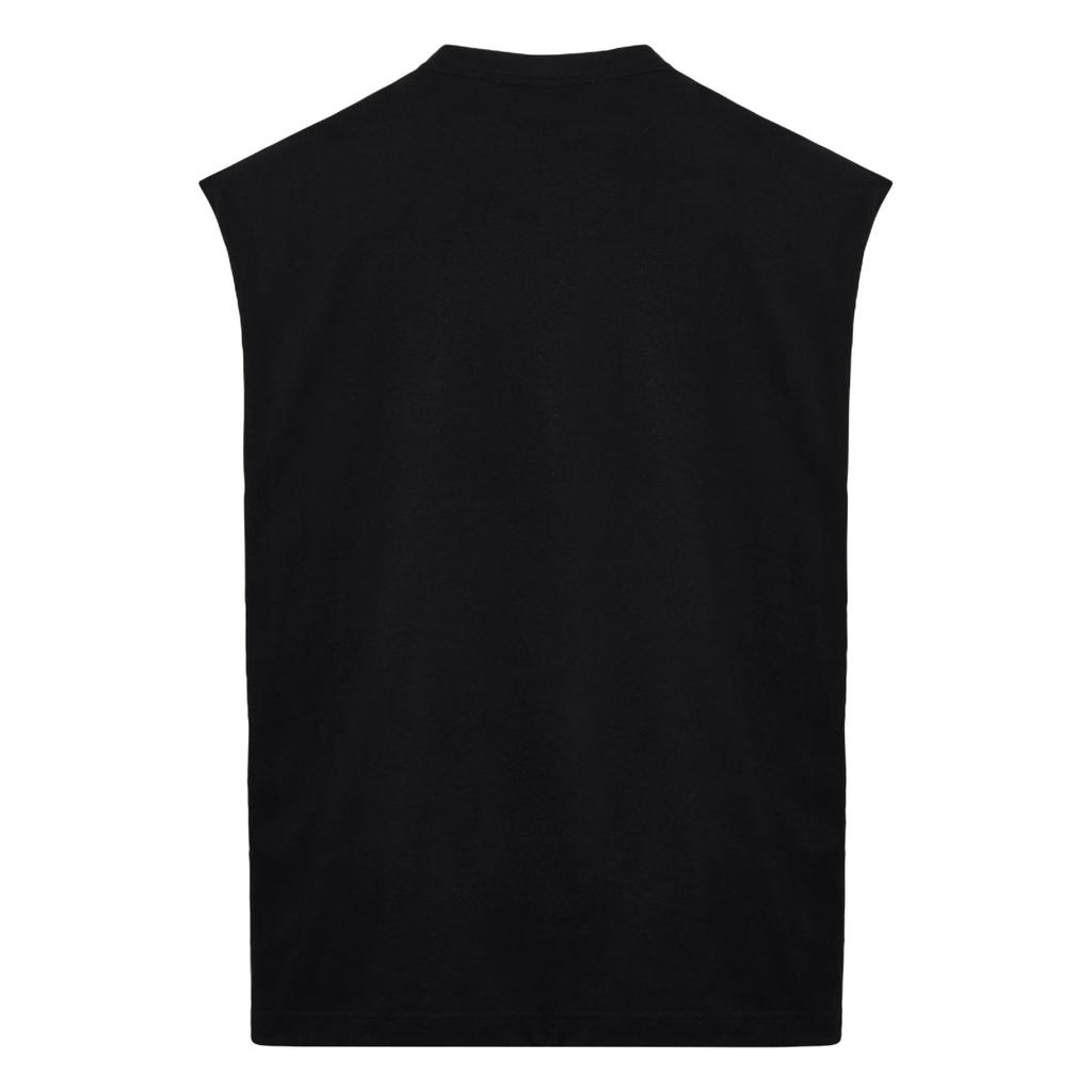 Adidas Muscle Tee Basic Cotton Knit Loose Basketball Sleeveless Vest Men Tops KX5706