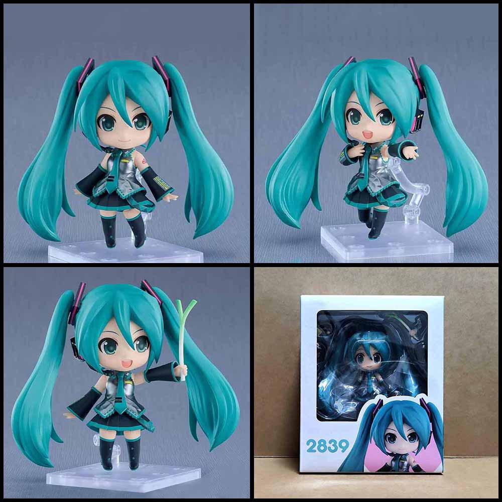 Hatsune Miku Nendoroid 2839 Anime Action Figure Articulated Interchangeable Face Model Toy Desktop Ornament Collect Statue Gift