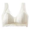 Sexy Lace Front Closure Push-up Triangle Bra