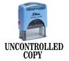 UNCONTROLLED COPY Self Inking Rubber Stamp Custom Shiny Office Stationary