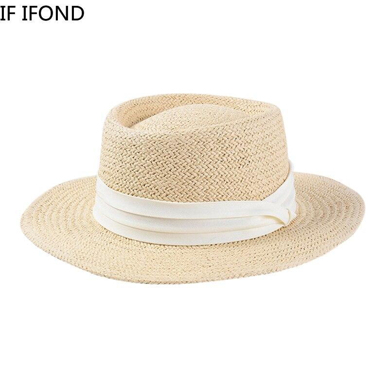 Femmes Mode Tissé Seagrass Boater Sun 