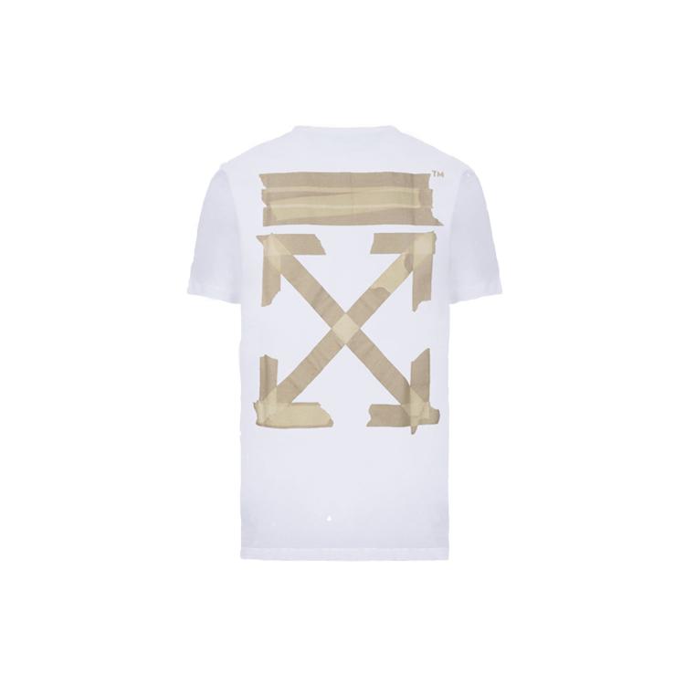 OFF WHITE Šauri pieguloši T-krekli