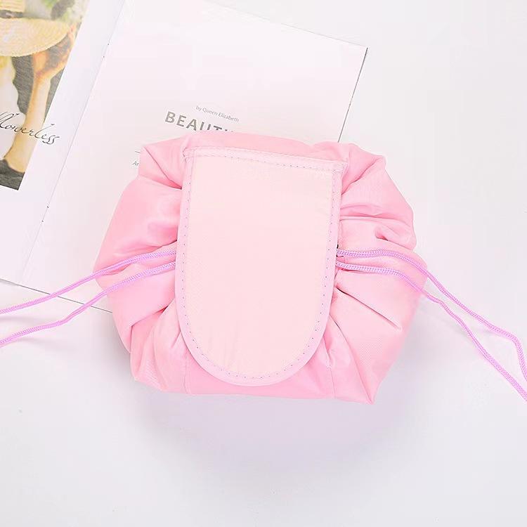 Portable Women Cosmetic Organizer Bag Drawstring Travel Makeup Pouch Waterproof Toiletry Storage Case for Beauty Tools