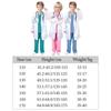 7PCS V Neck Surgical Children Doctor Costume Set Surgical Suit Doctor Nurse Cosplay Scrubs with Stethoscope Nurse Costume Set