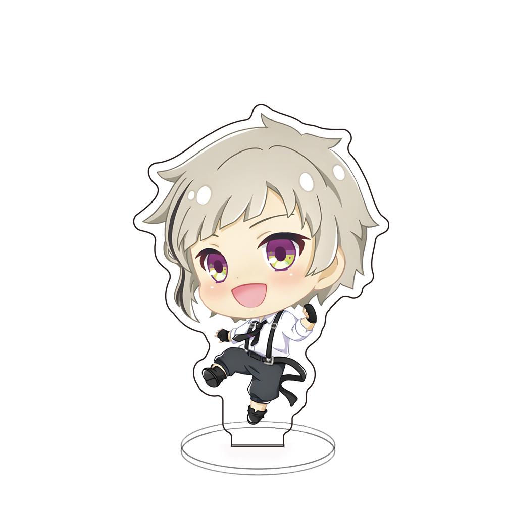 

Акриловые Панельные Украшения Акриловая Подставка Bungo Stray Dogs Дазай Осаму Ода Сакуносукэ Фигурка Модель Пластина Настольный Декор Рождественские Подарки 10cm