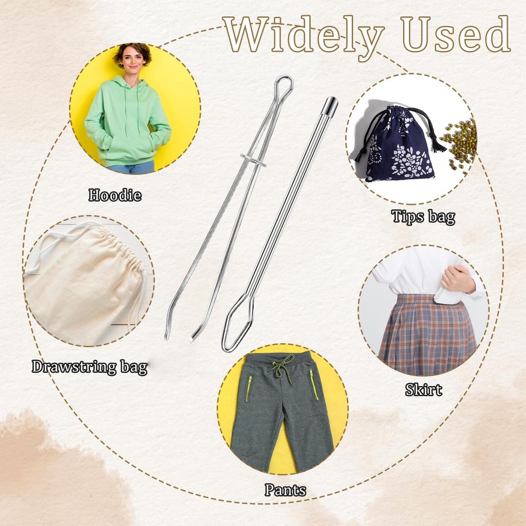 2/5pcs Wear Rope Garment Clips Sewing DIY Tools Elastic Band Tape Punch Cross Stitch Threader Wear Elastic Clamp Sewing Tools