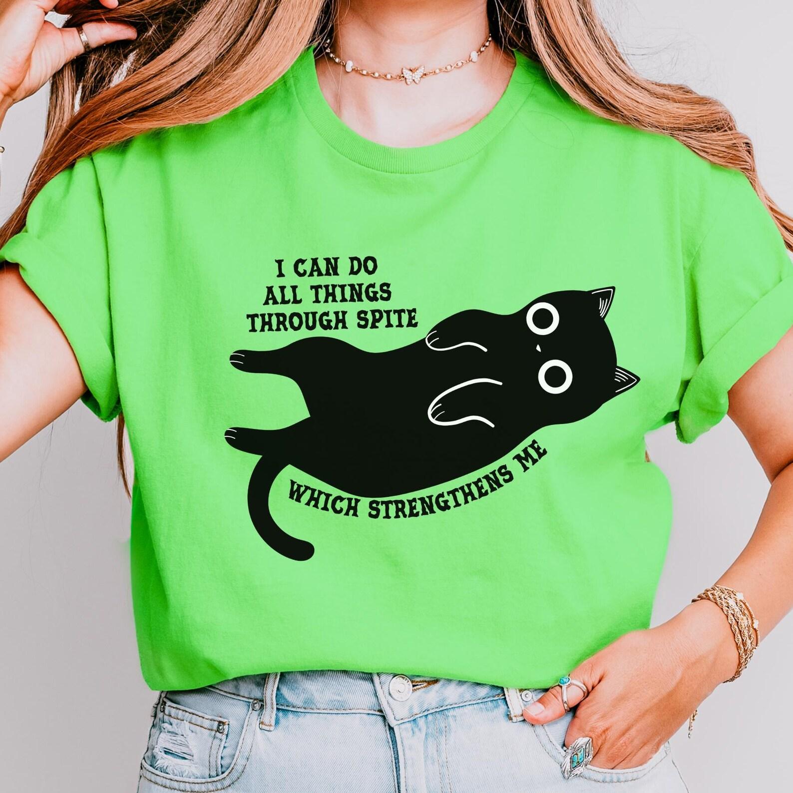 Fueled by Spite Graphic T-Shirt – Sarcastic Dark Humor Tee 3XL