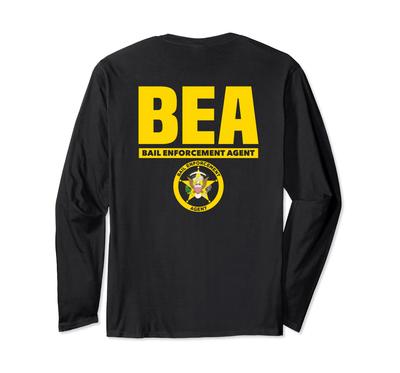 Bail Enforcement Agent Badge T-Shirt Fugitive Bounty Hunter Long Sleeve T-Shirt