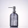 Vertikaler Streifen Nichtrutschender Glas Seifen- & Lotion-Spender für Zuhause oder Hotel